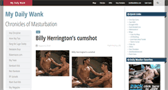 Desktop Screenshot of mydailywank.com